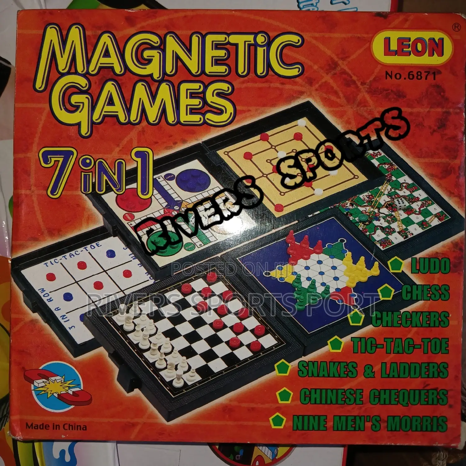 7in1 Magnetic Board Games for Kids