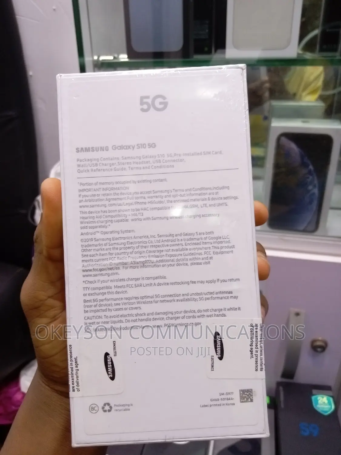 New Samsung Galaxy S10 5G 256 GB White