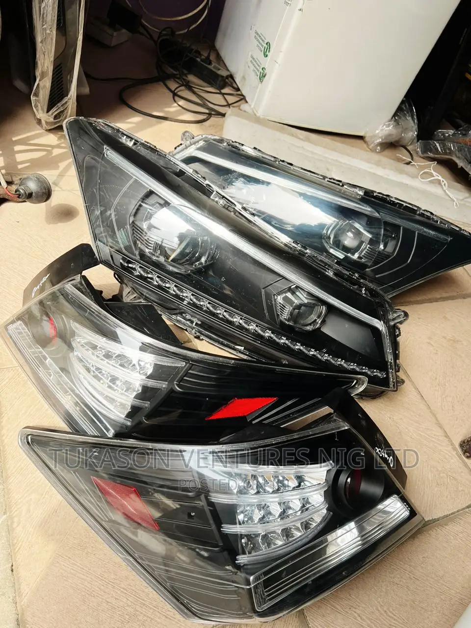 Complete Fancy Headlight and Rear Light 2008 Honda Accord