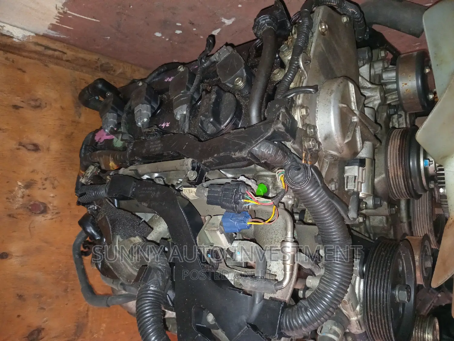 KA24 Complete Engine for Nissan Navara Pickup or Urvan 2007.