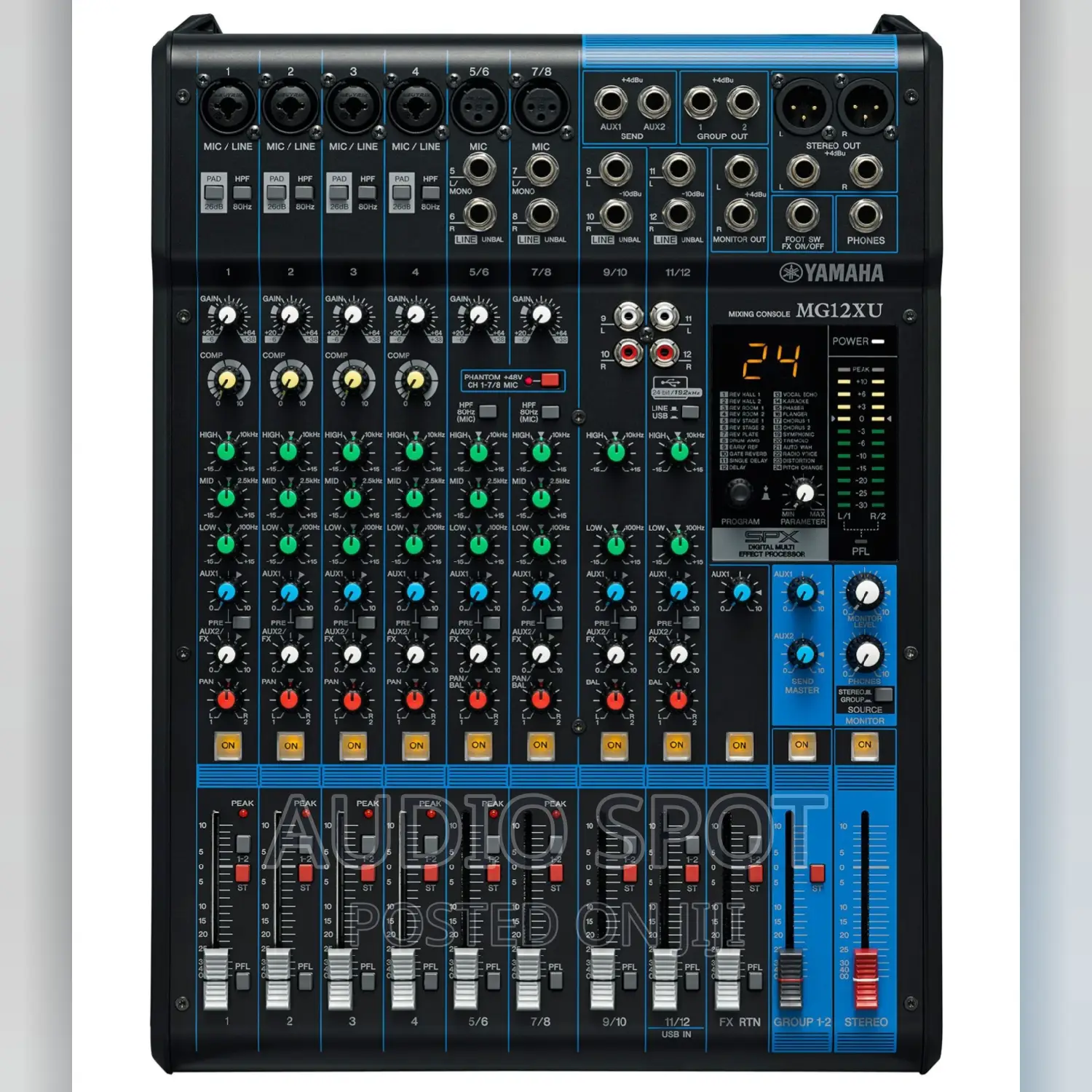 YAMAHA MG-12XU Professional Console Mixer