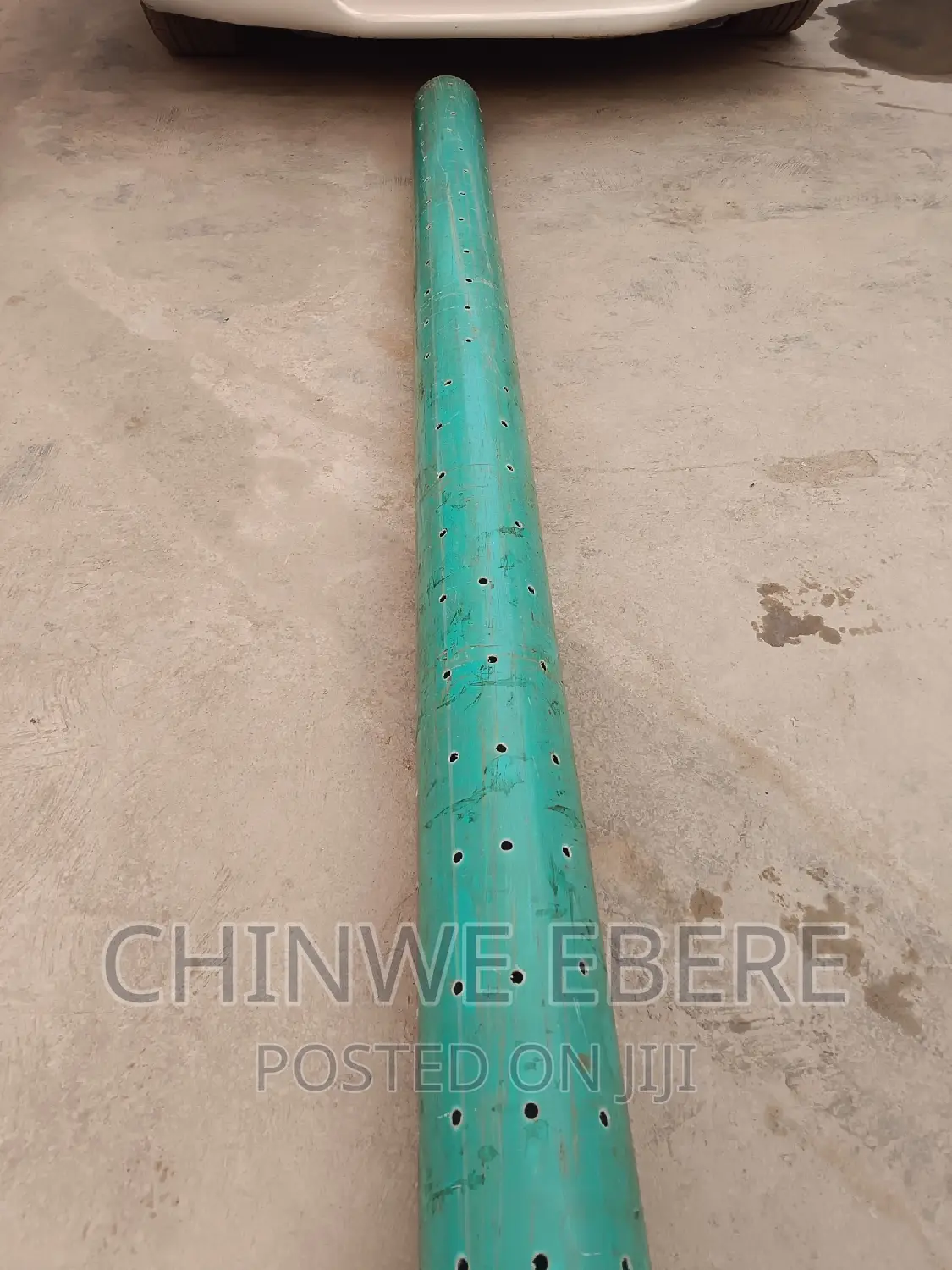 Perforated PVC Pipes and Geotextile