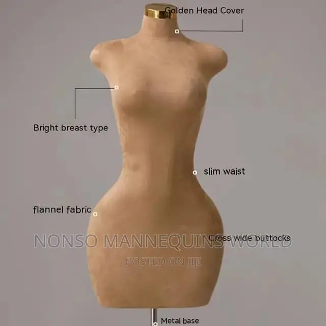 Brazilian Women Dressform Girl Size Hips Bodyform