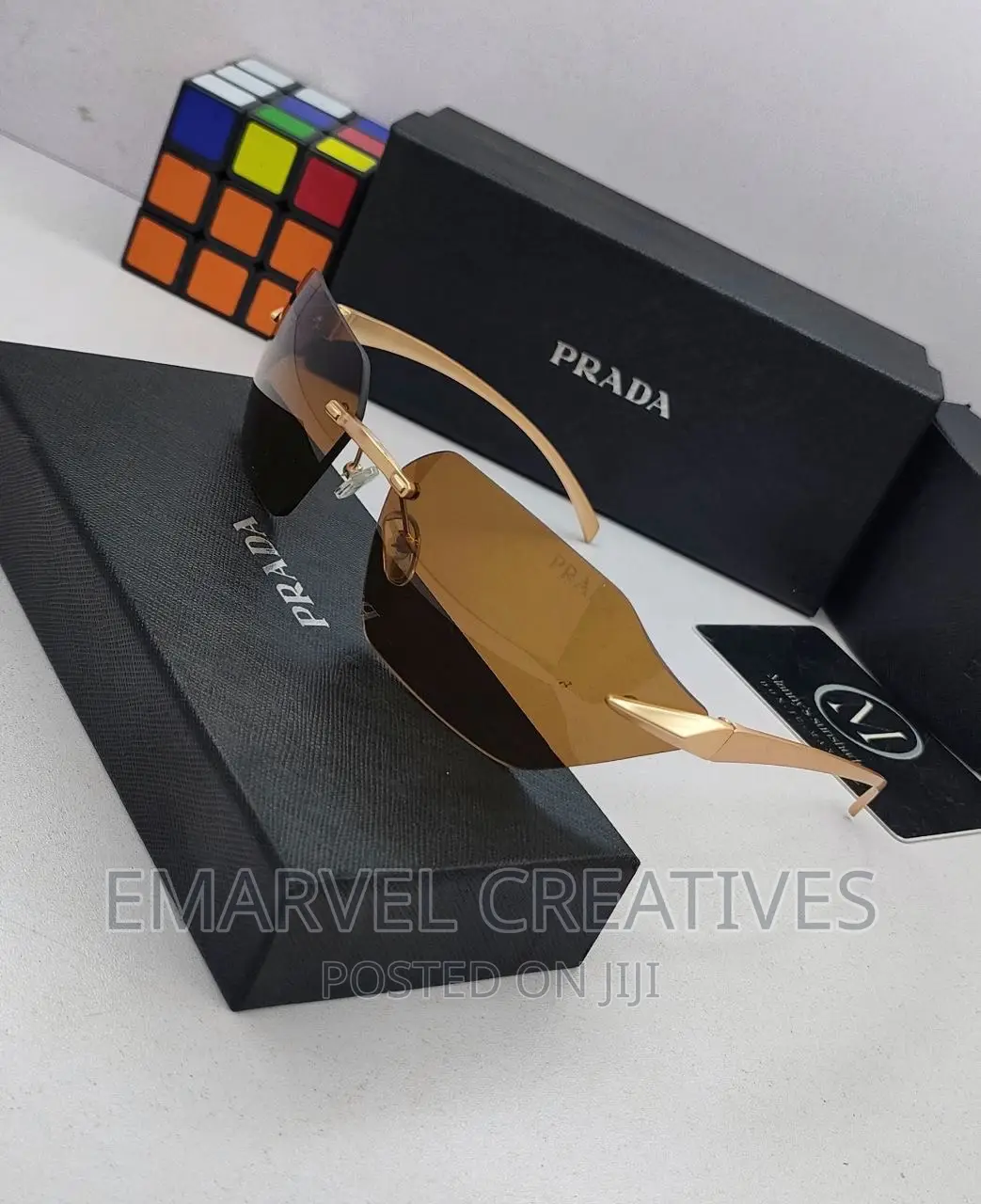 Latest Prada Rimless Sunglasses