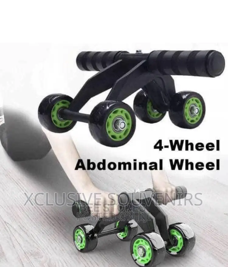 4 Wheel Ab Roller for Core Workout for Men and Women