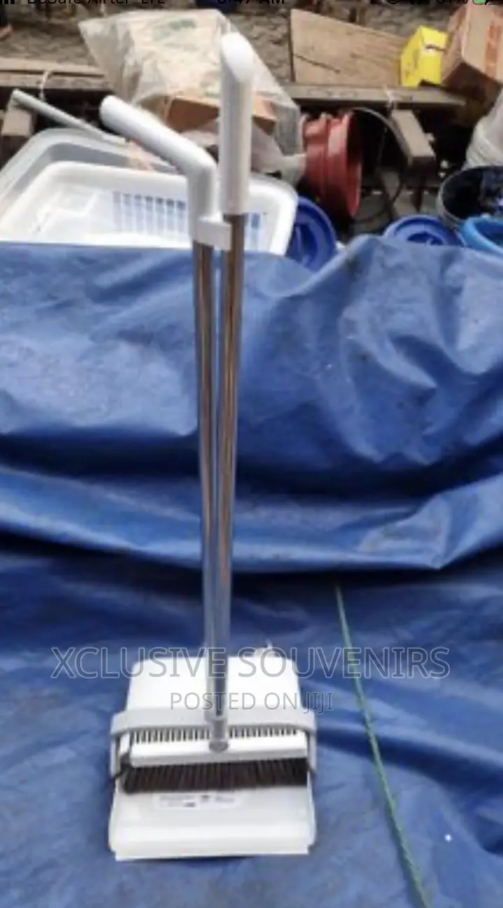 Heavy Duty Dust Pan and Broom With Long Handle
