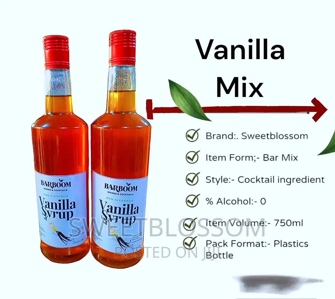 Vanilla Mix for Cocktail Mixology
