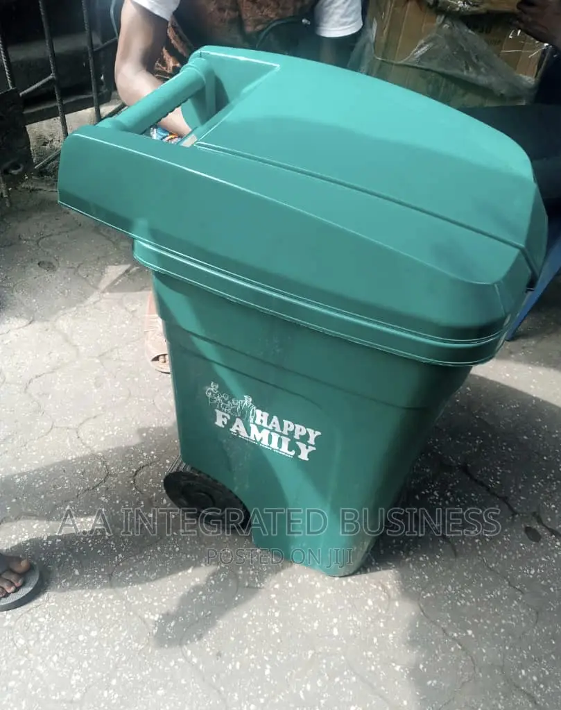 120L Industrial Waste Bin Green