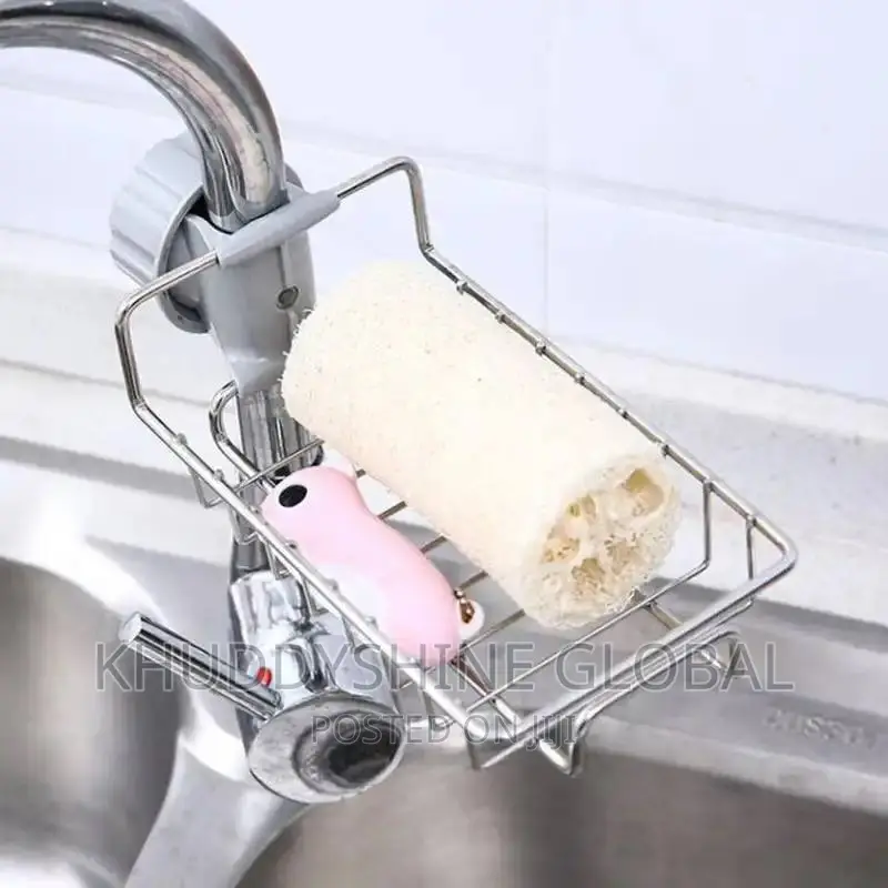 Sink Drain Rack Sponge Storage