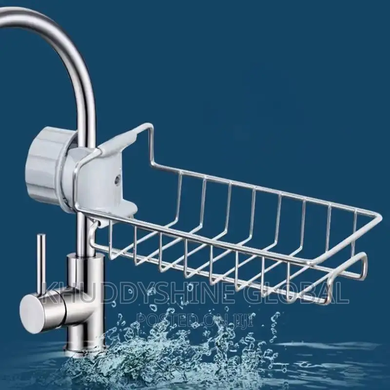 Sink Drain Rack Sponge Storage