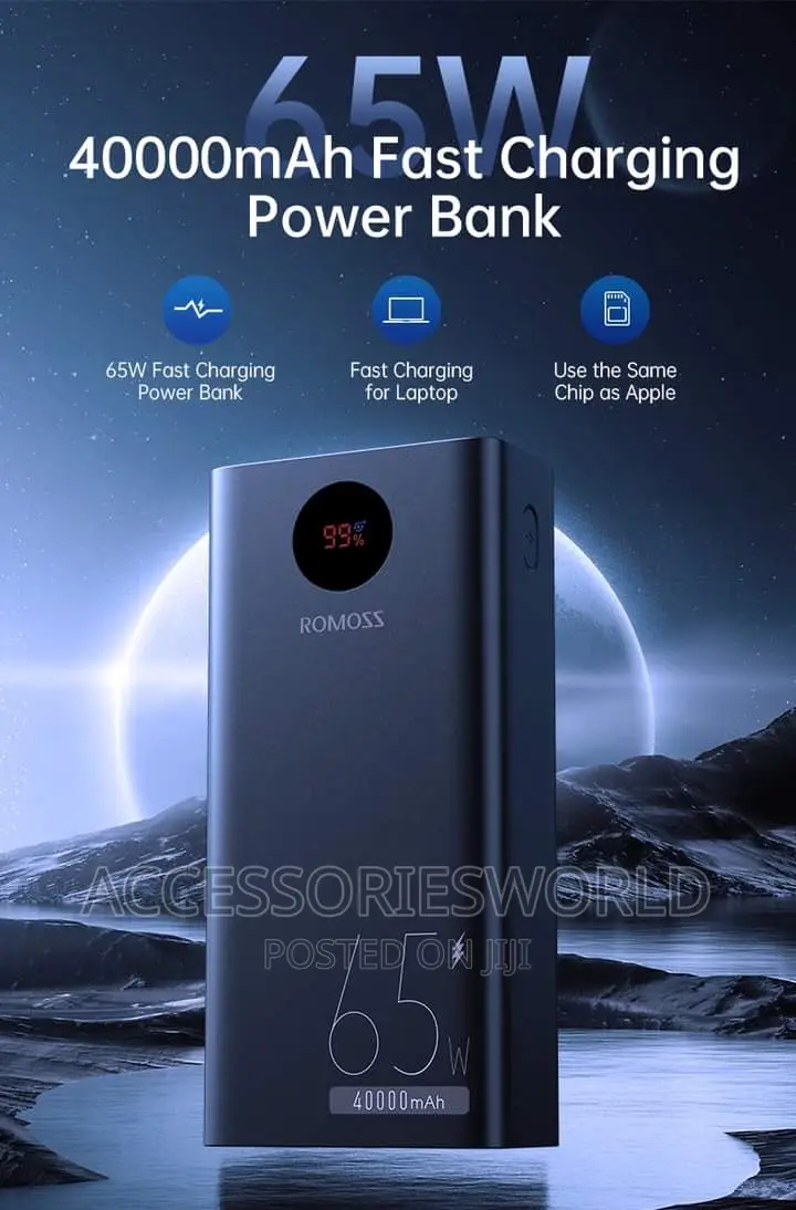 Romoss PEA40 Pro 65W 40000mah Laptop Powerbank