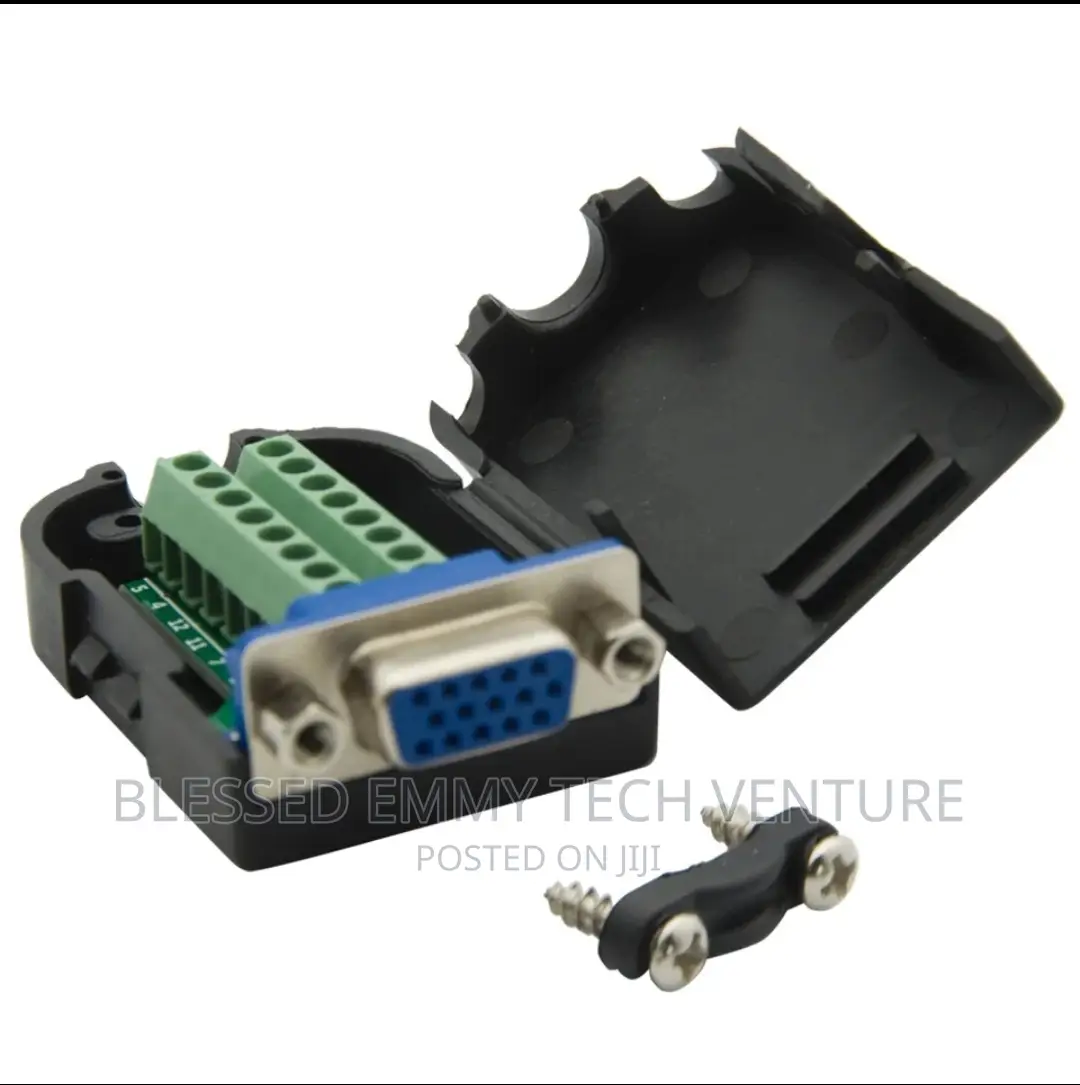 DB9 RS232 Connector Breakout Board With Enclosure - Female