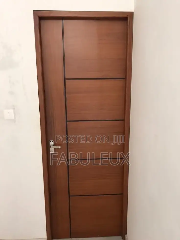 Grooved HDF Door With Frame and Architraves