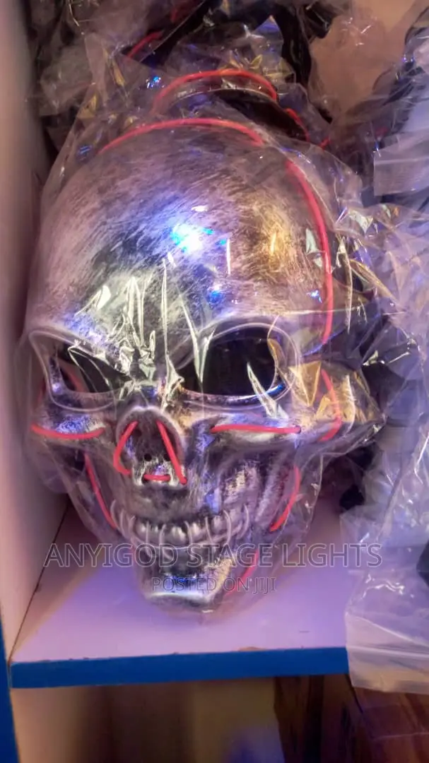 Skull LED Face Mask, Club, Event Bar