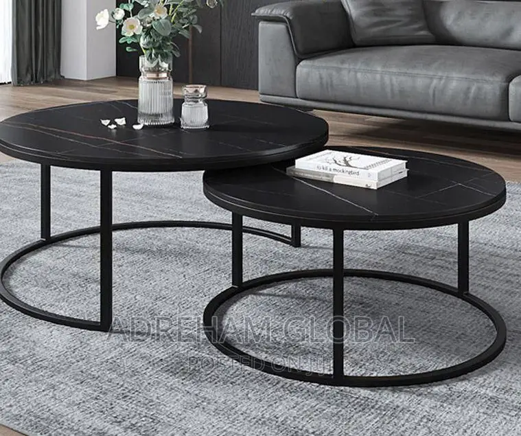 Nordic Round Shape Double Sided Center Table (120cm)