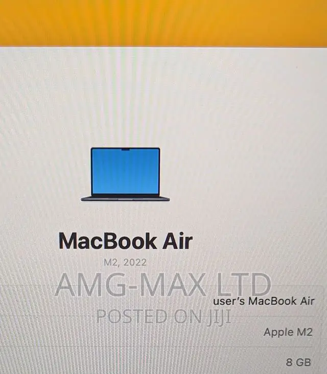 Laptop Apple MacBook Air 2022 M2 8GB Apple M2 SSD 512GB