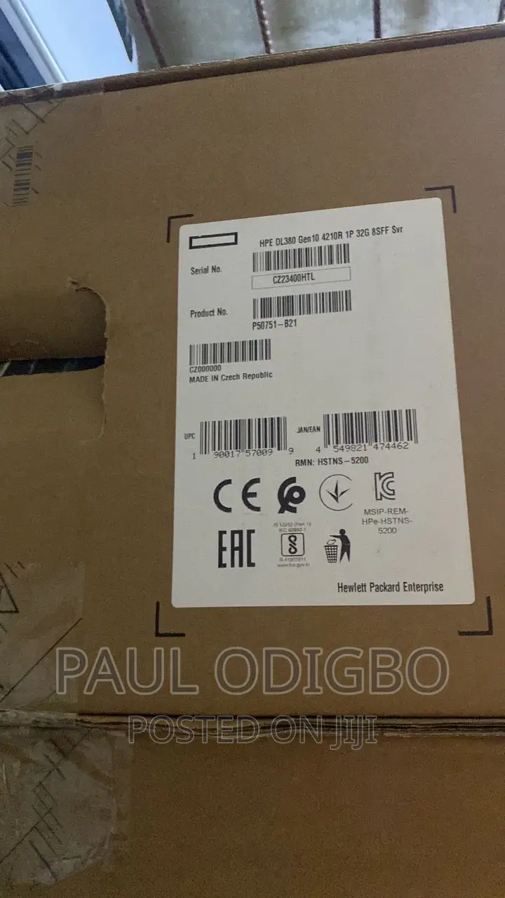 New Server HP ProLiant DL 380 G10 4214 64GB Intel Xeon HDD+SSD 4T