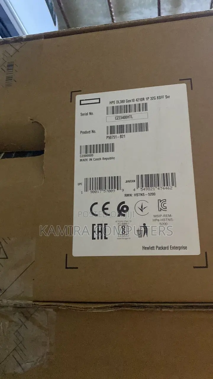 New Server HP ProLiant DL 380 G10 4214 64GB Intel Xeon HDD+SSD 4T