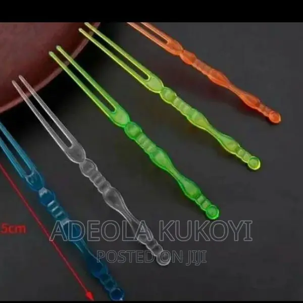 20 Packs of Disposable Plastic Fruit Fork