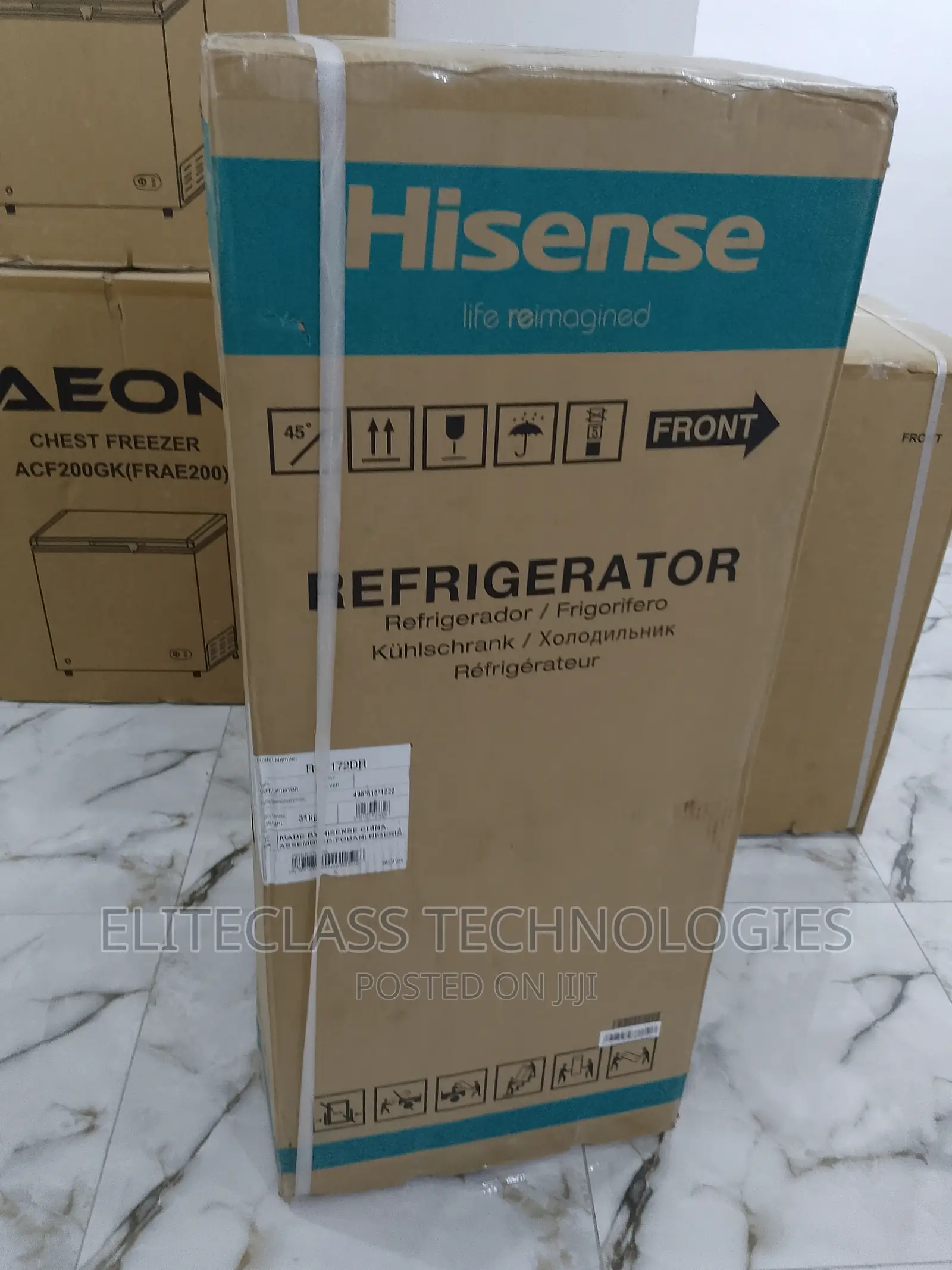Hisense Affordable 124L REF172DR Top Freezer Refrigerator