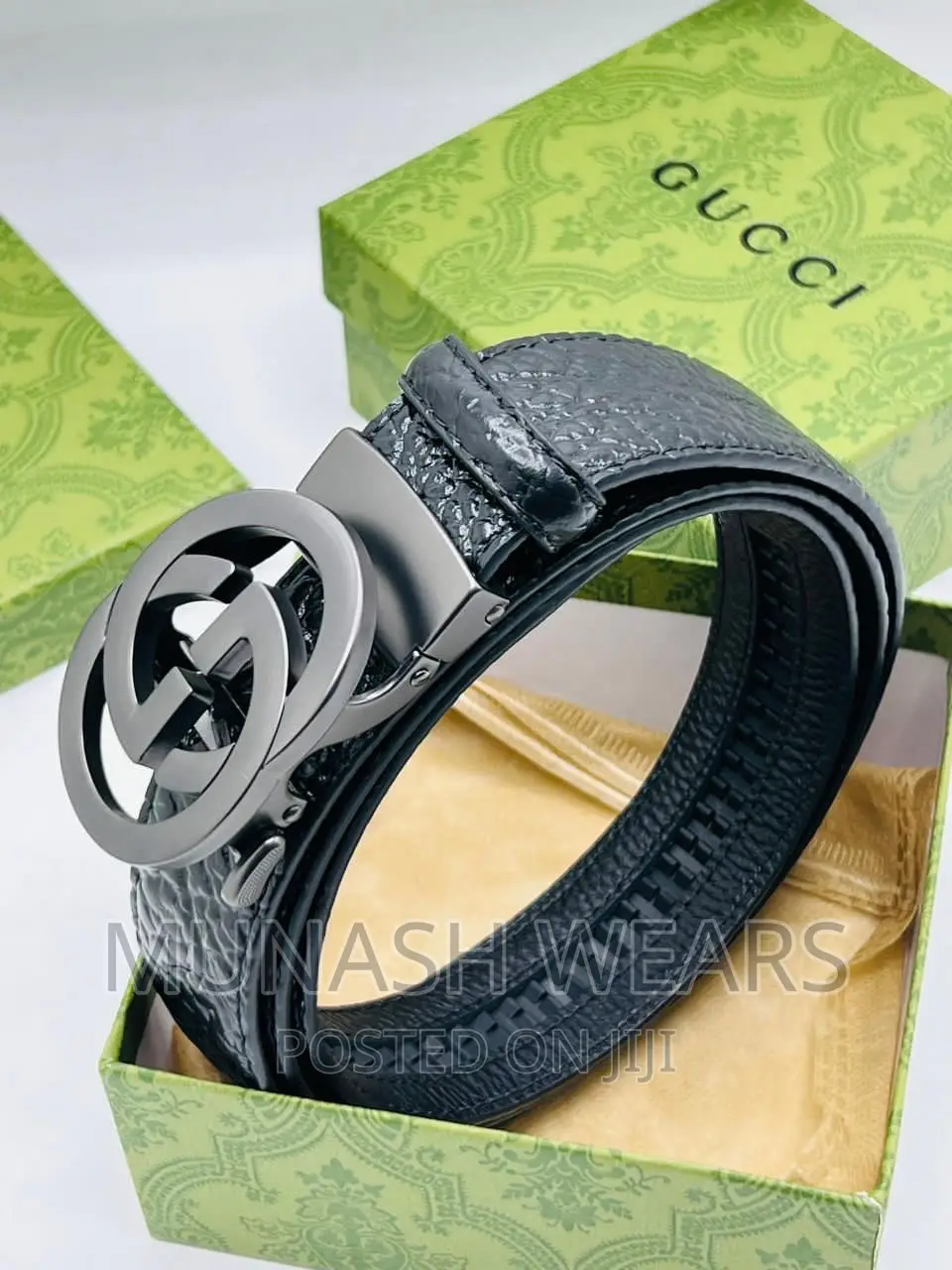 Original Gucci Leather Belt