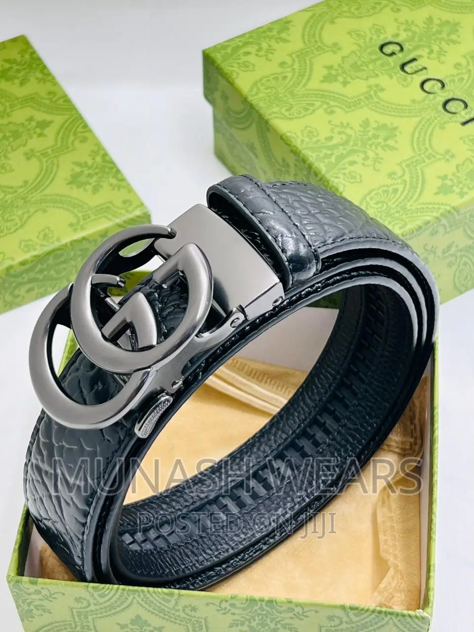 Original Gucci Leather Belt