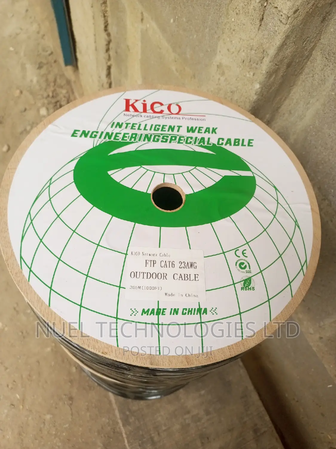 Kico Cat6 Outdoor Cable FTP 70 Percent Copper