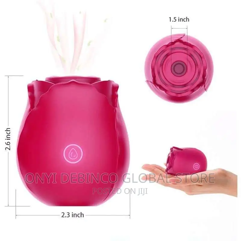 Rose Vibrator Nipple Sucking and Clitoris Stimulator