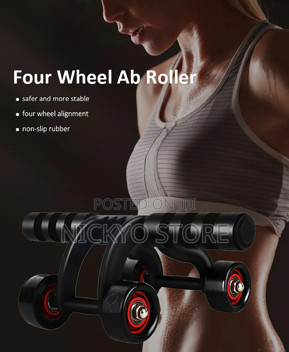 Ab Roller No Noise Abdominal Wheel Roller Stretcher