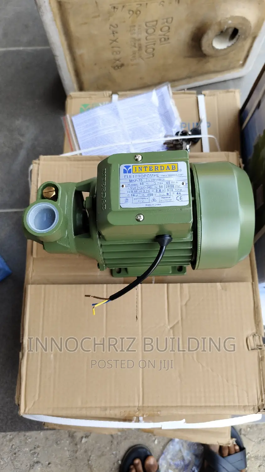 Interdab Pressure Pump (0.75hp)