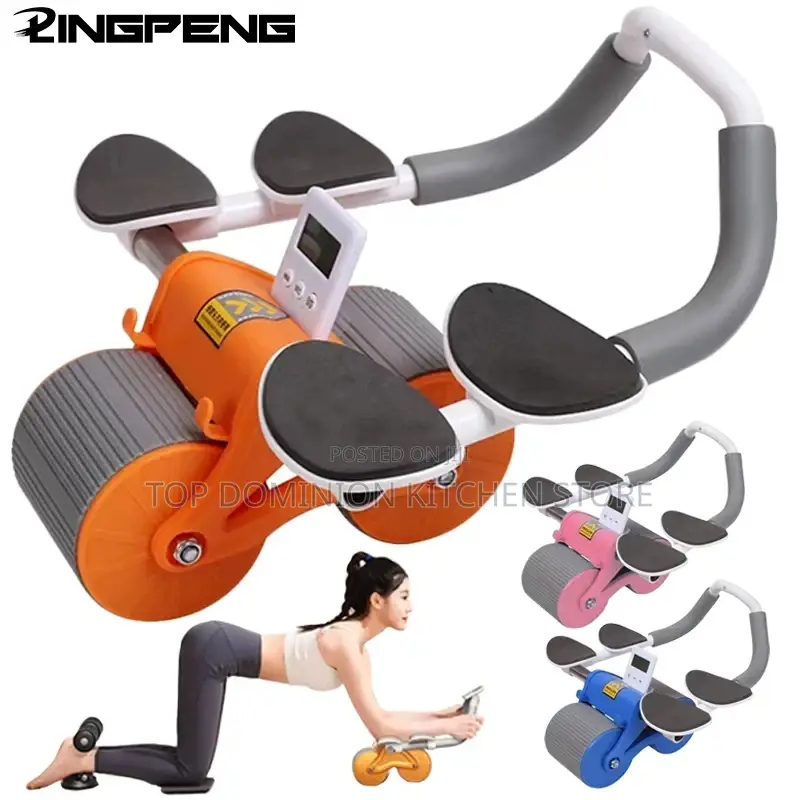 Fitness Wheel Roller Automatic Rebound