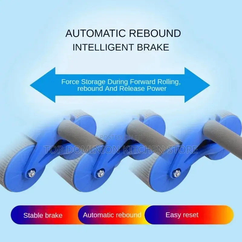 Fitness Wheel Roller Automatic Rebound