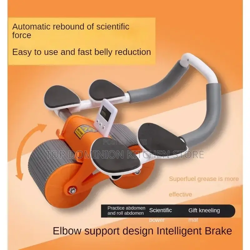 Fitness Wheel Roller Automatic Rebound