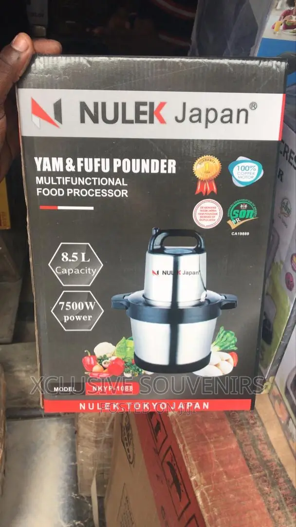 Nulek Japan Yam Fufu Pounder Multifunctional Food Processor