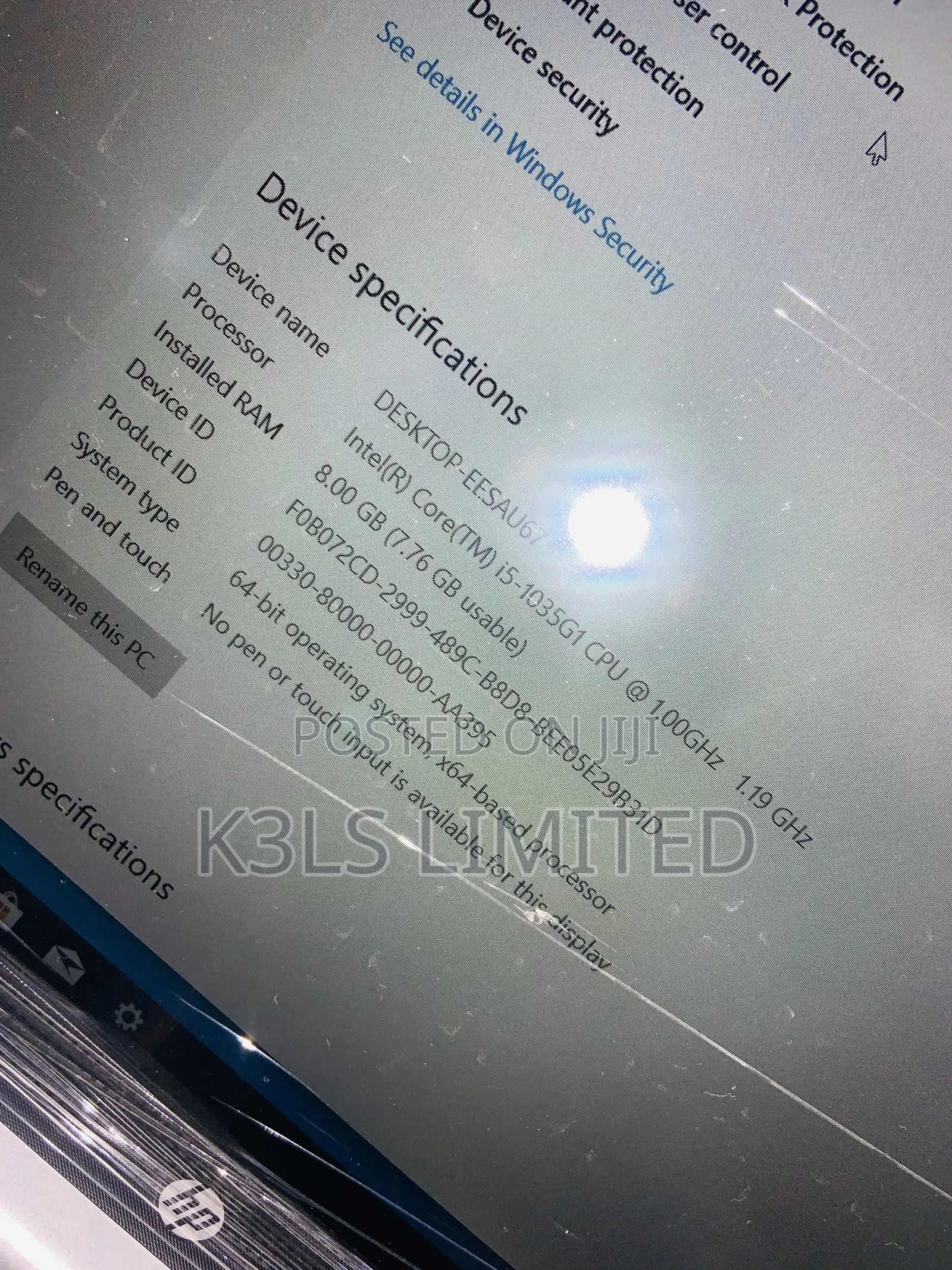 Laptop HP 15S 8GB Intel Core I5 SSD 256GB