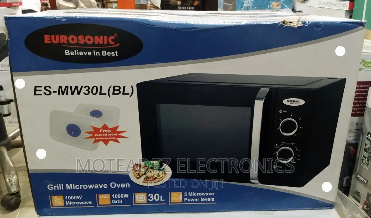 Eurosonic 30L Microwave Oven With Grill Function (ES-MW30L)