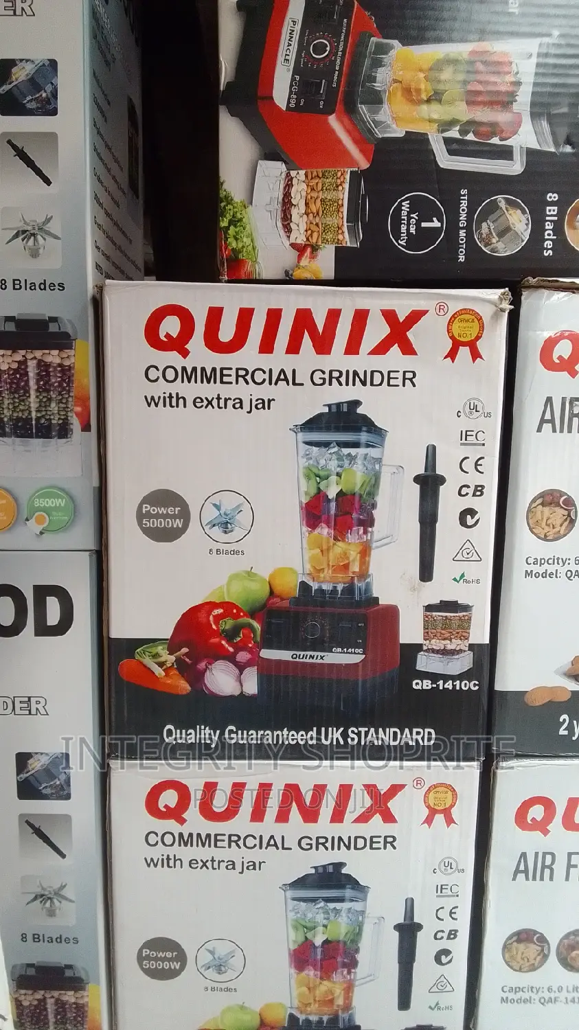 Quinix German Industrial 5000W Food Crusher Blender.