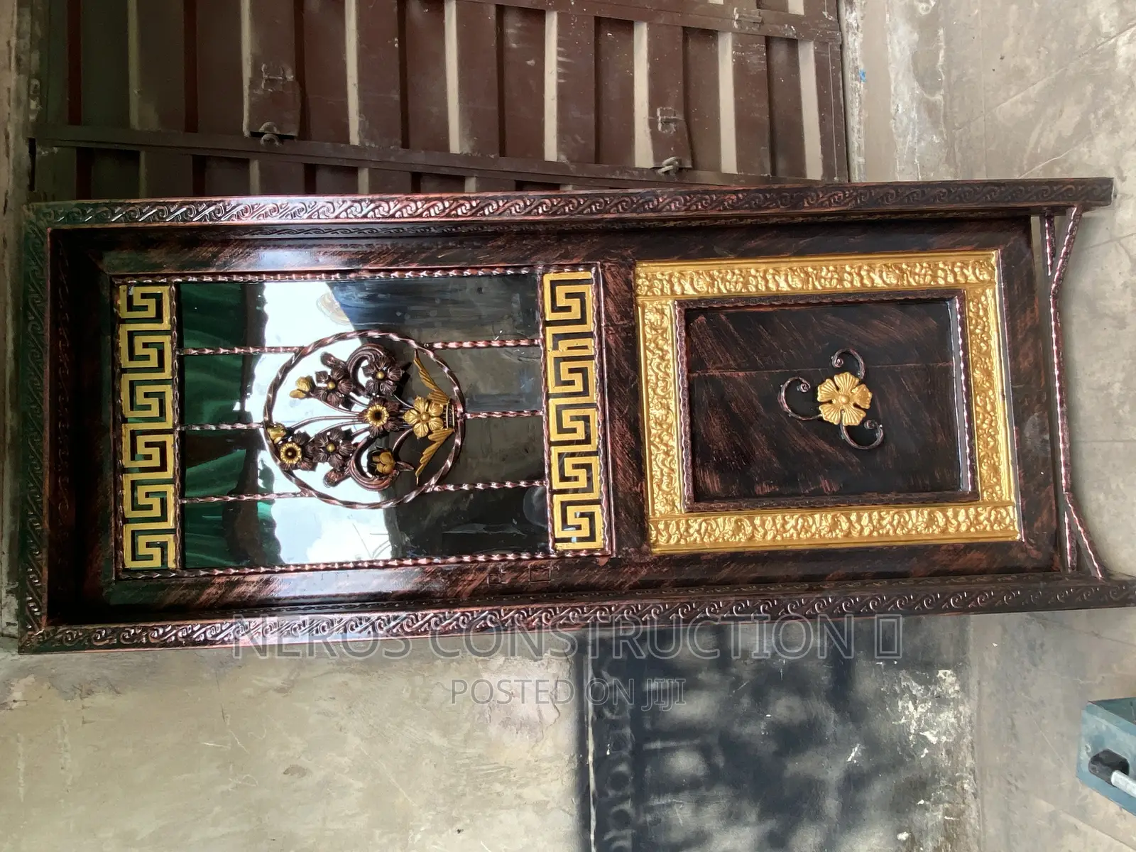 Wrought Iron Steel Door