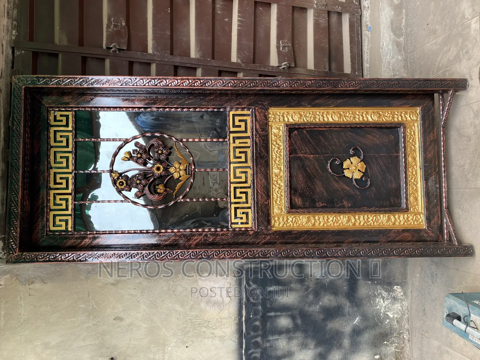 Wrought Iron Steel Door