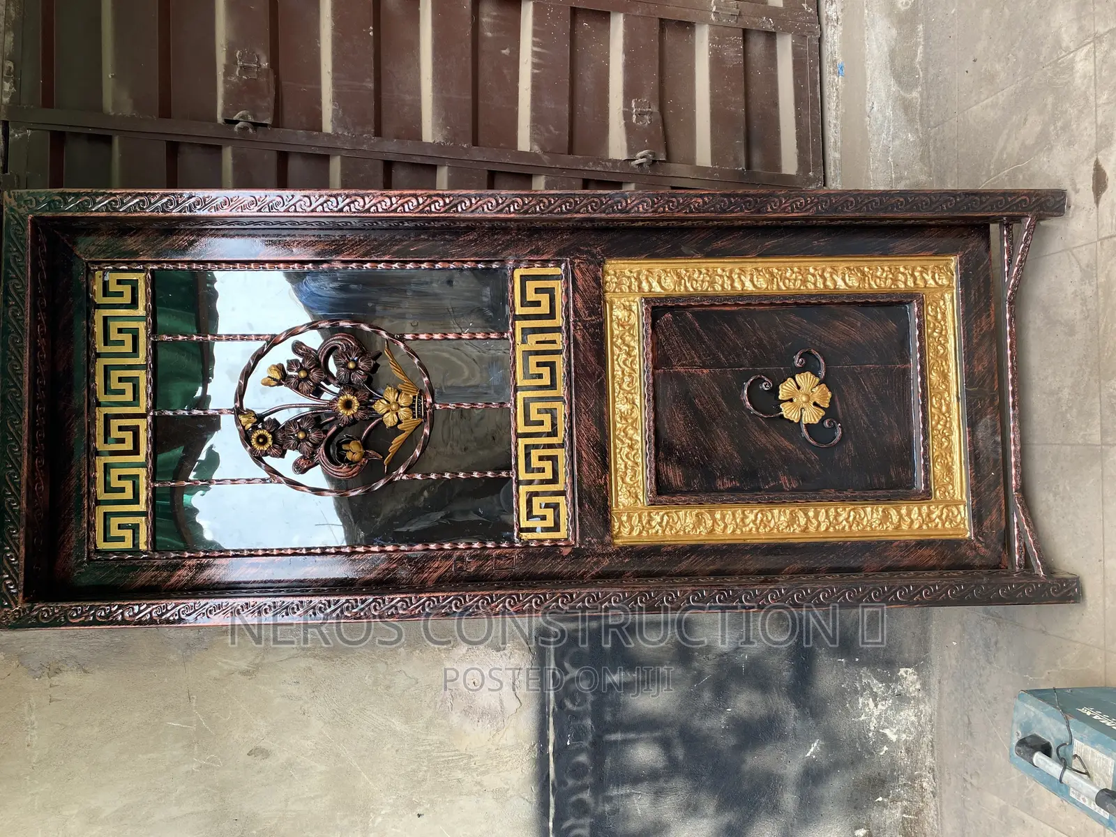 Wrought Iron Steel Door