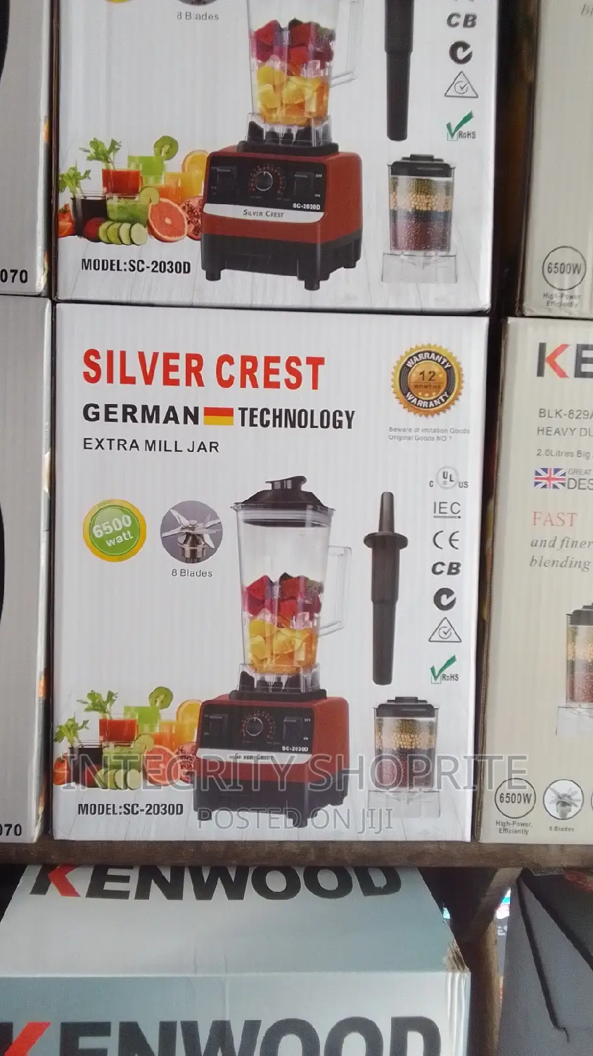 Silver Crest Blender With 2 Cup - 5500W - 2litres .