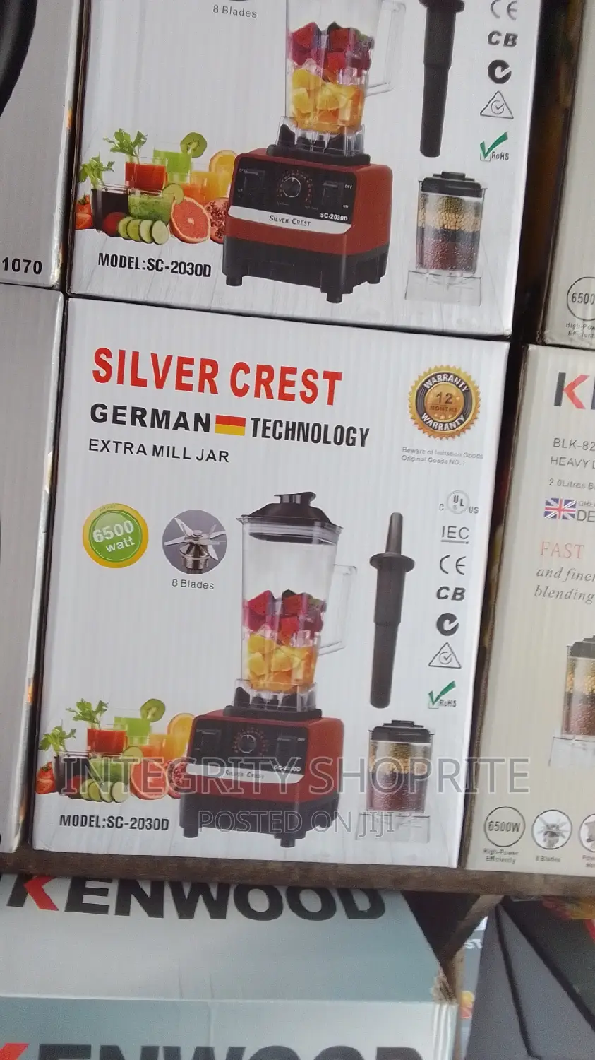 Silver Crest Blender With 2 Cup - 5500W - 2litres .