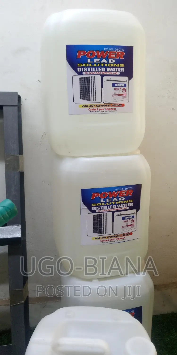 Battery Water 20l Distilled Acid For Wet Cell Battery