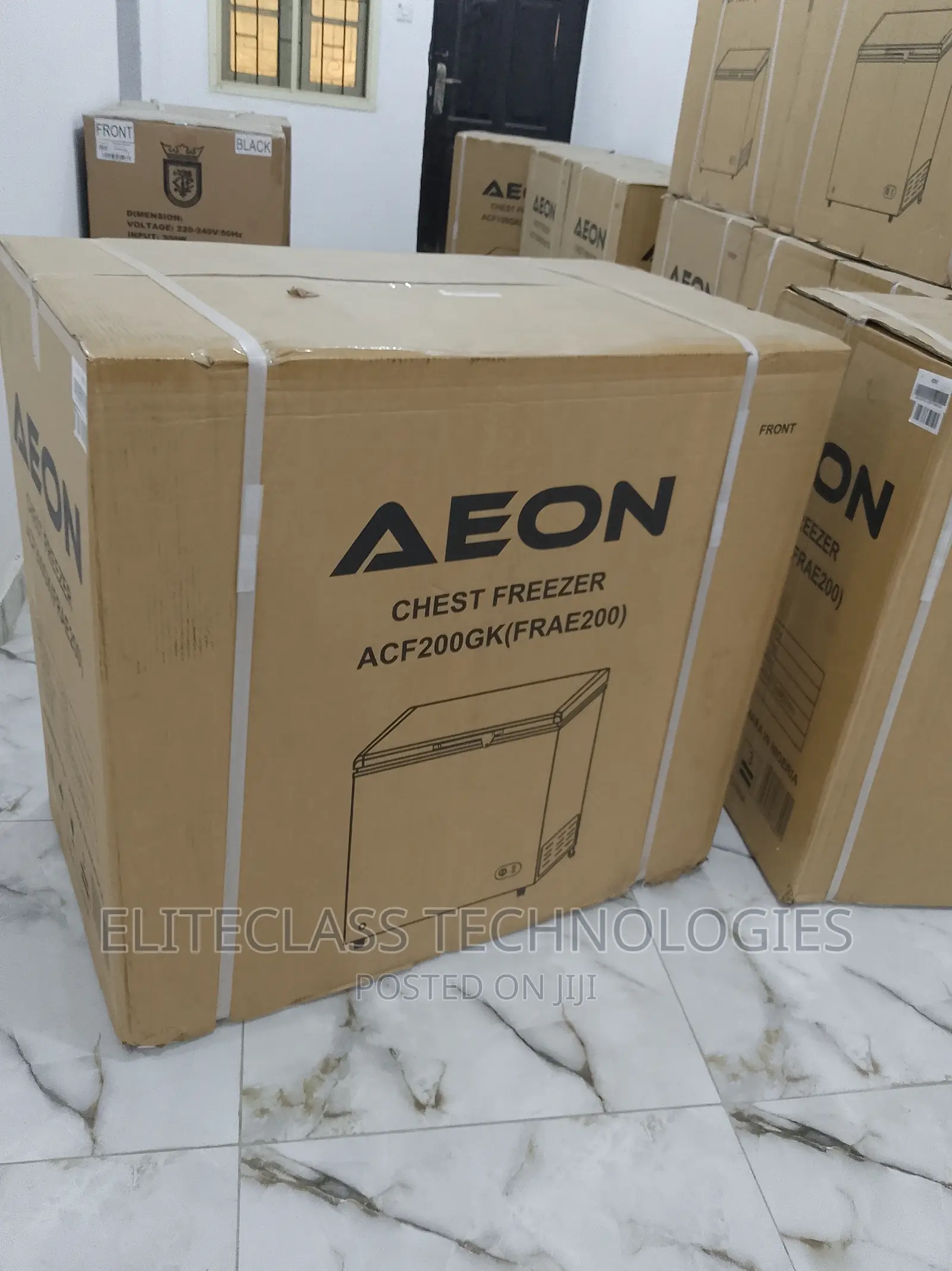 Aeon Grey Colour ACF200GK 202 Litre Chest Freezer R600a