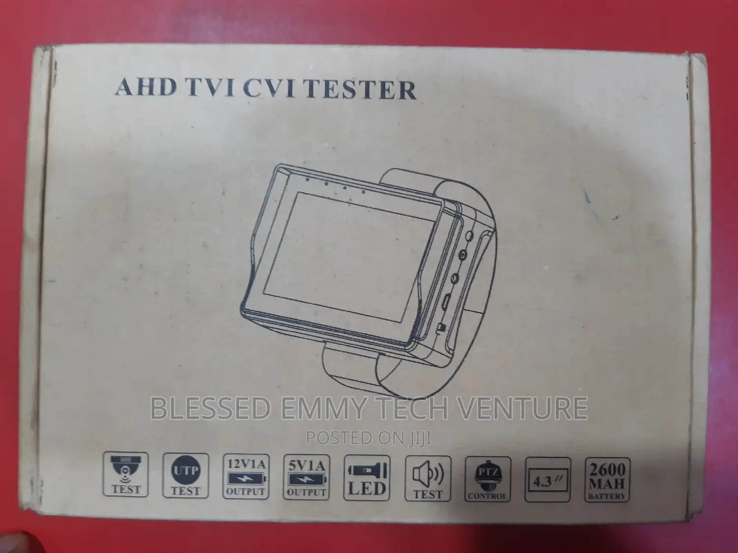 CCTV Tester 4 in 1 1080p/5mp Video Coaxial Monitor Tester