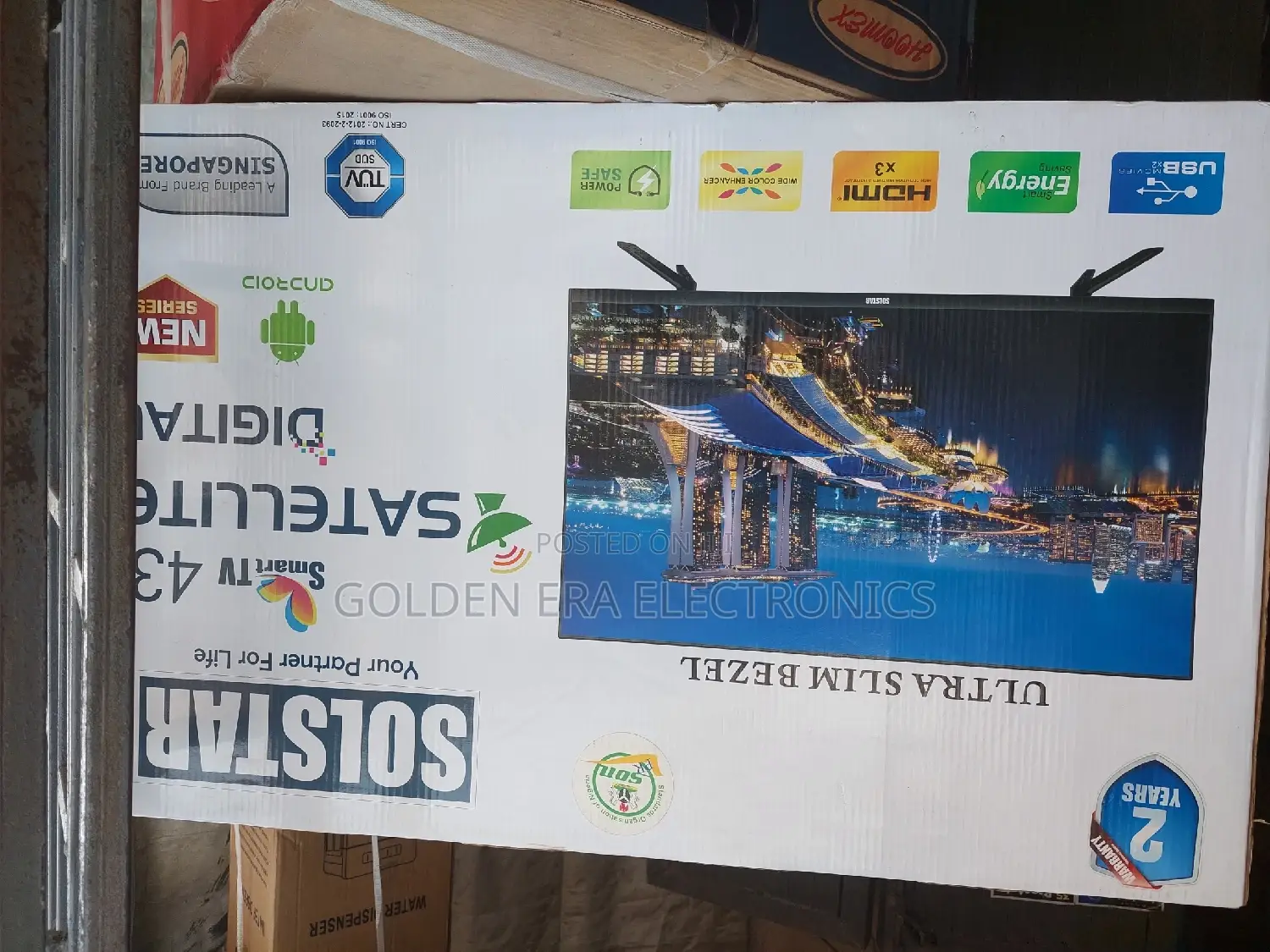 Solstar Satellite/Smart Television 43inches