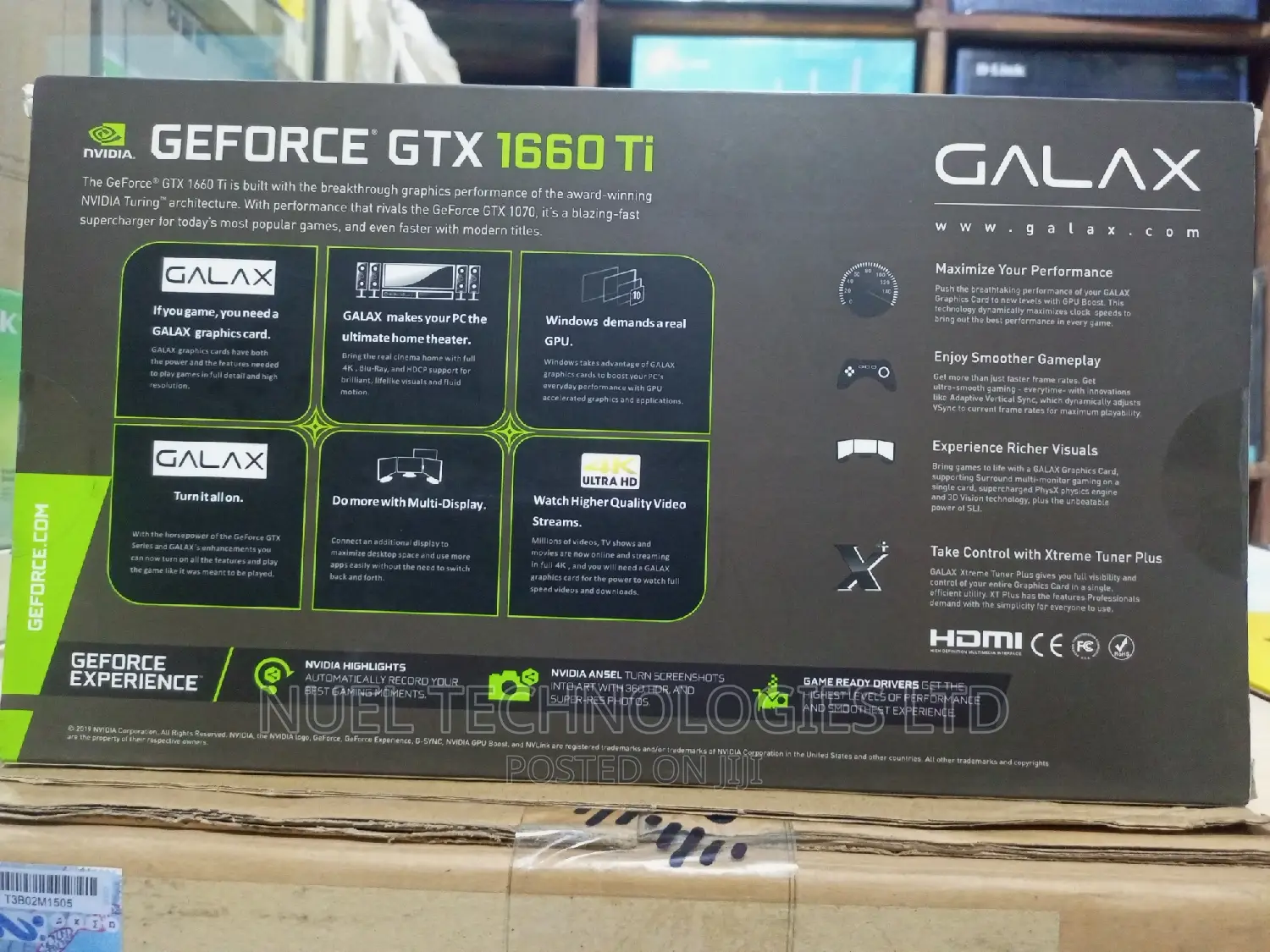 Galax 6GB Graphic Card Gtx1660ti