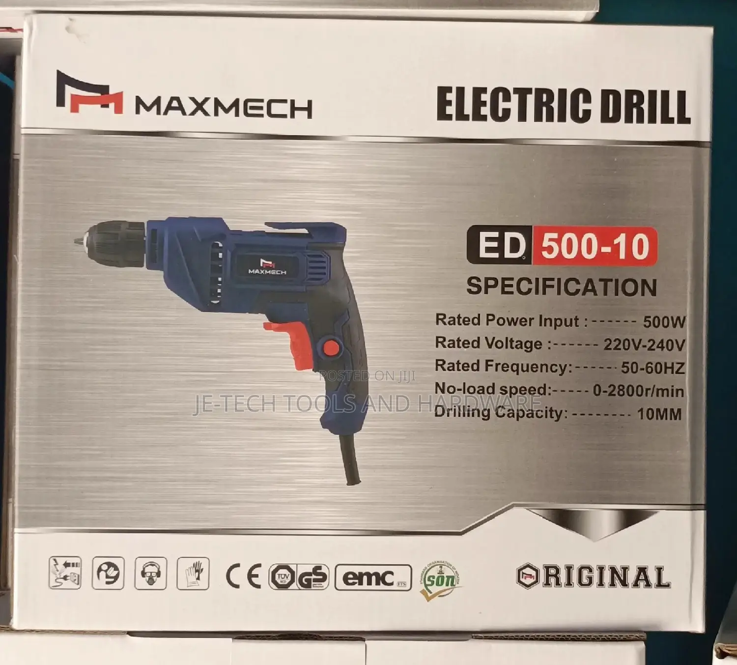 Maxmech 10mm Electric Drill - 500W