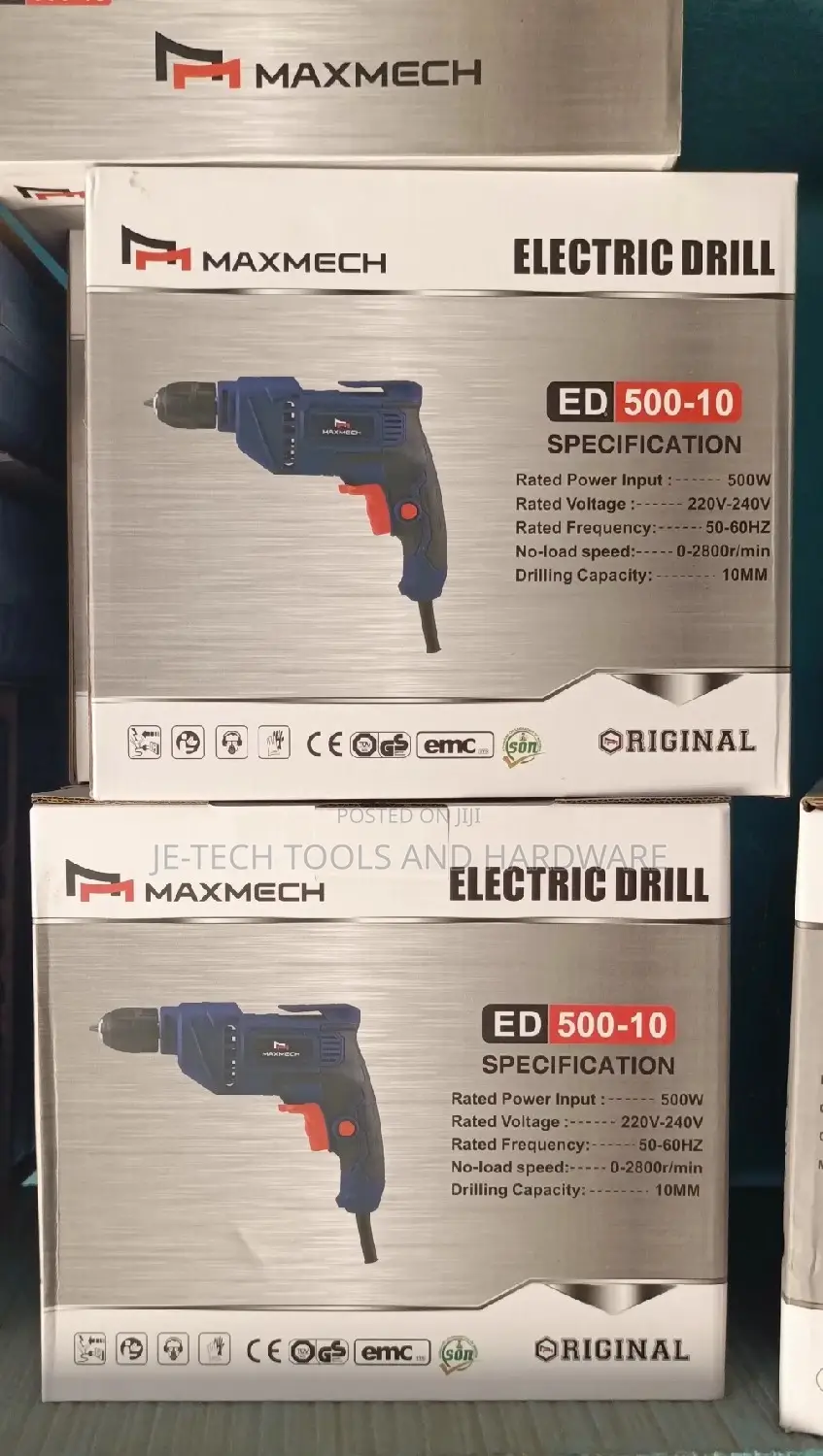 Maxmech 10mm Electric Drill - 500W