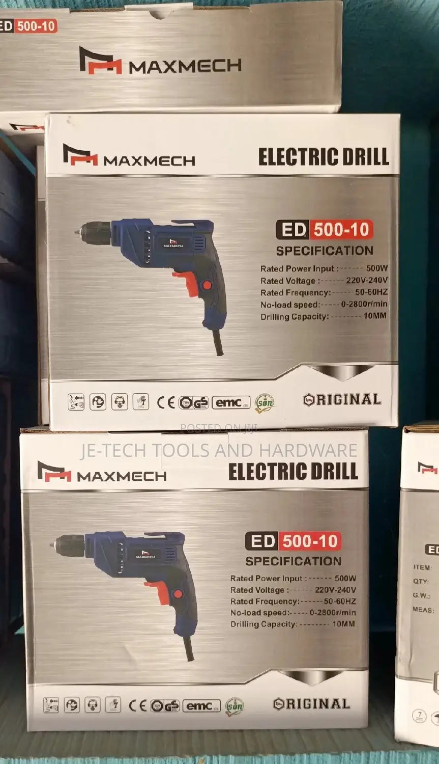Maxmech 10mm Electric Drill - 500W